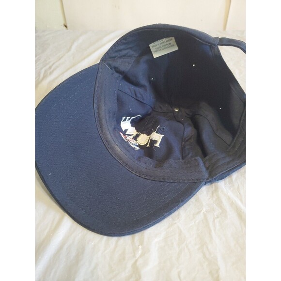 Unisex Baseball Hat Embroidered Skull & Cross Bones Fiume American Adjustable - Picture 5 of 9